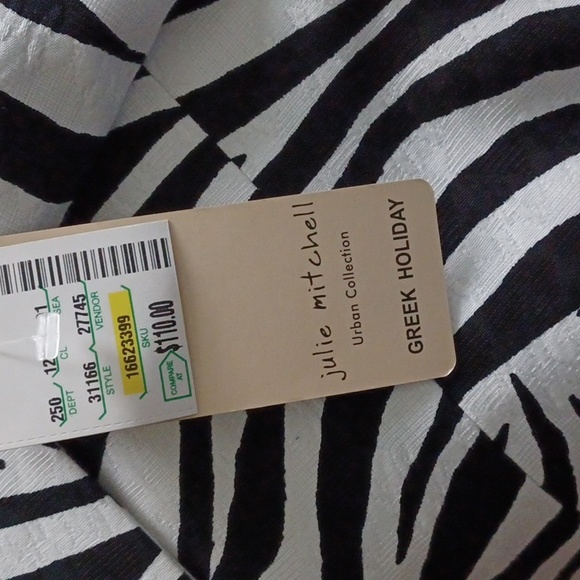NWT - Julie Mitchell Urban Collection Zebra Print Jacket - Size 8 - Picture 9 of 9